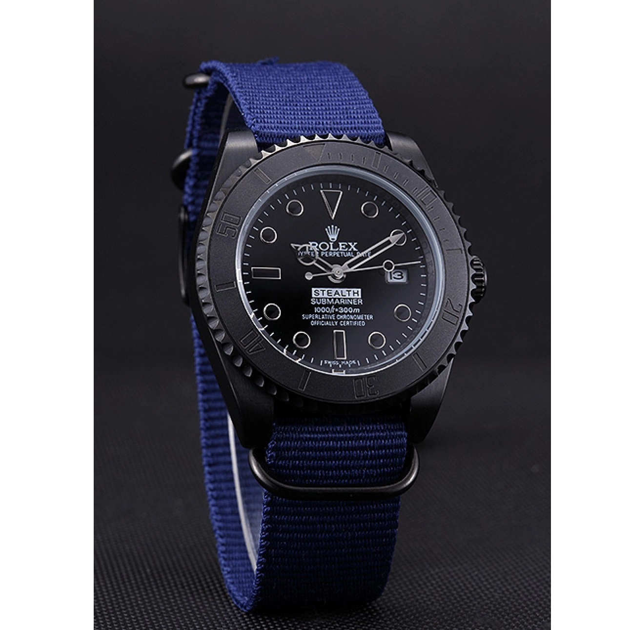 Aaa replica Stealth Rolex Submariner 621994 Blue 0527